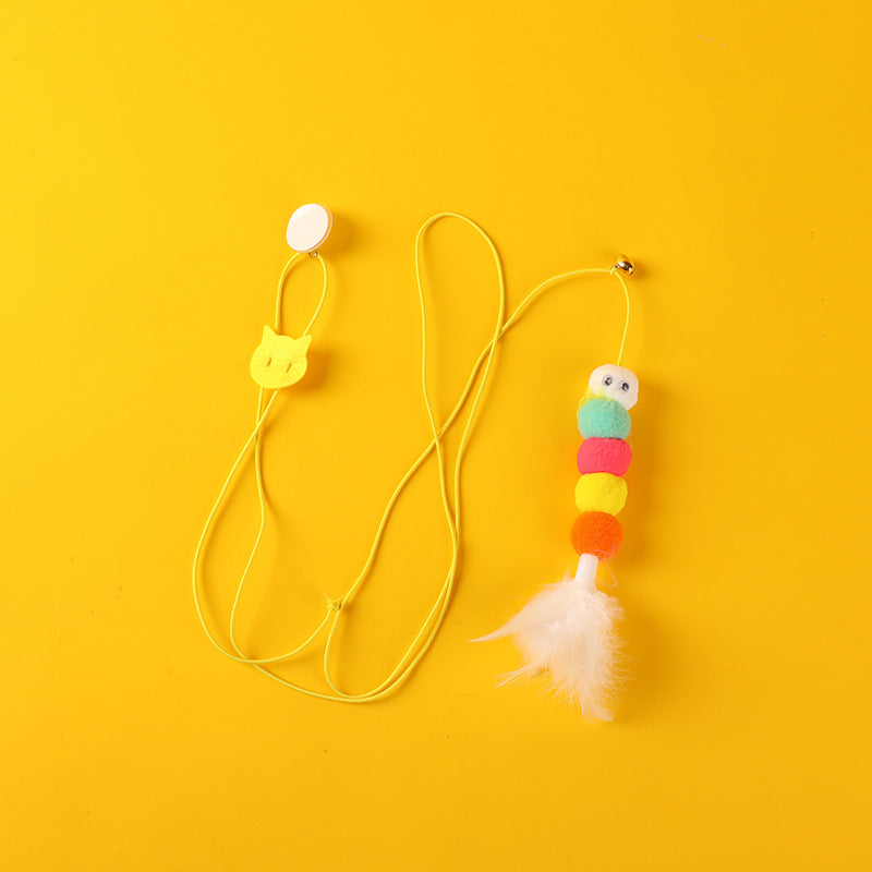 Feather Bell Cat Teaser Cat To Swing Toy